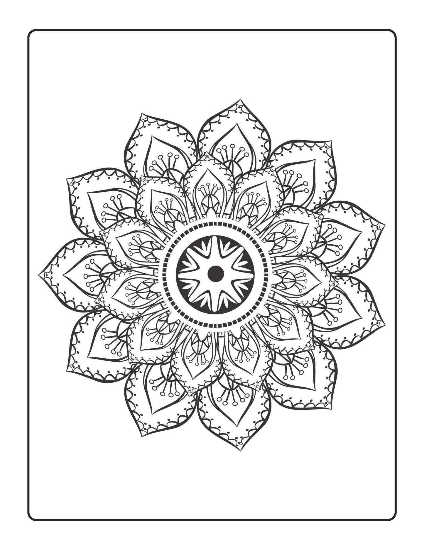 Mandala Coloring Book