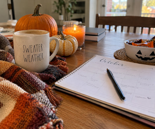 October is a lot- and that's okay.