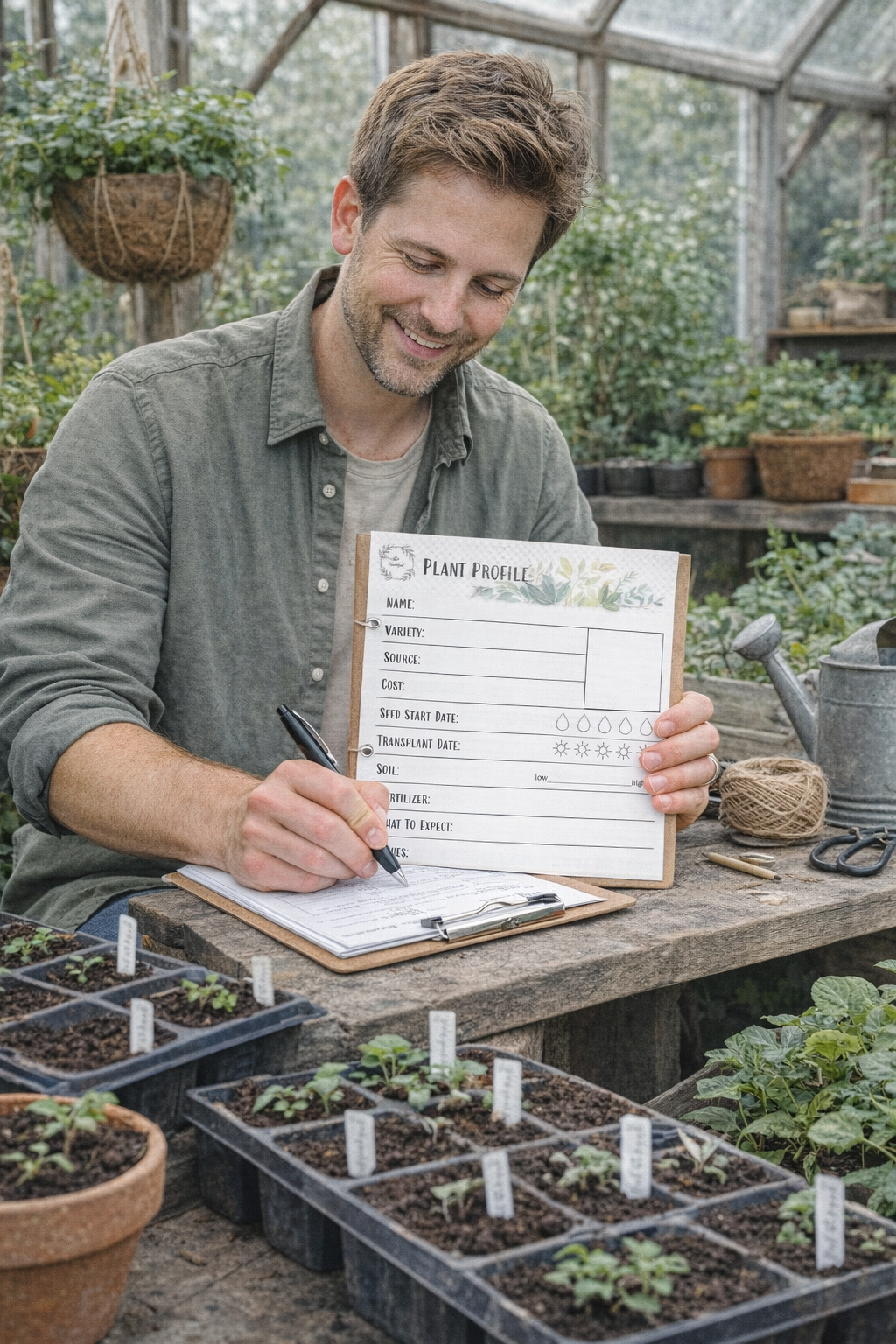 Printable Plant Profile, Garden Planner (Digital Download)