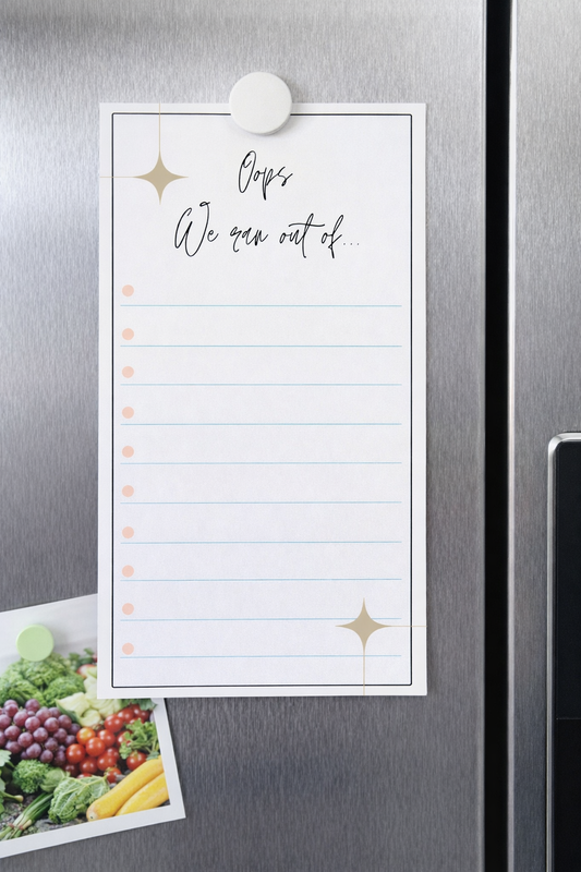 Oops, we ran out of...