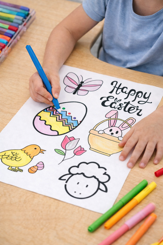 Easter Coloring Page