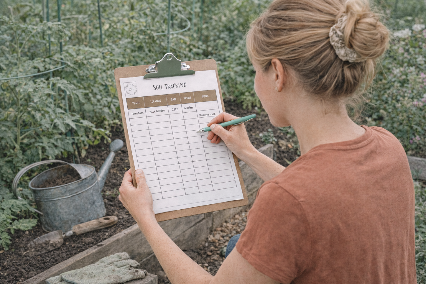 Soil Tracking Sheet | Garden Soil Test Results (Digital Download)