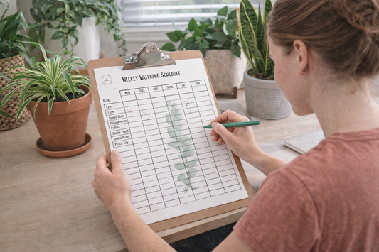 Weekly Watering Schedule