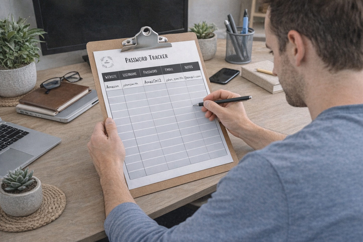 Login and Password Tracker