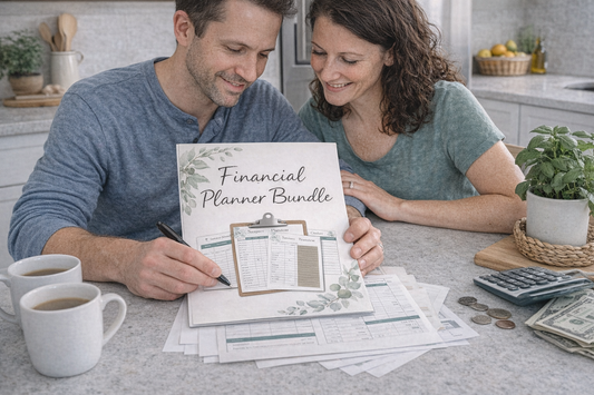 Financial Planner Bundle | Budget, Savings & Debt Trackers
