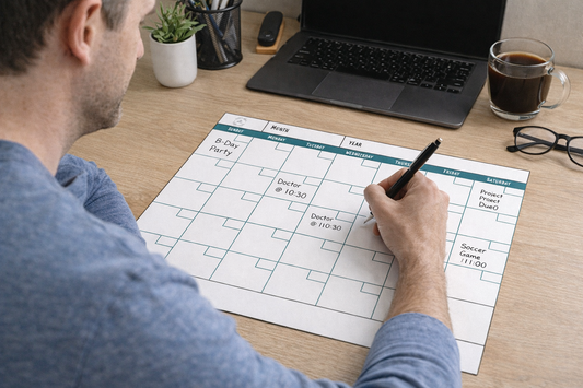 Blank Monthly Calendar