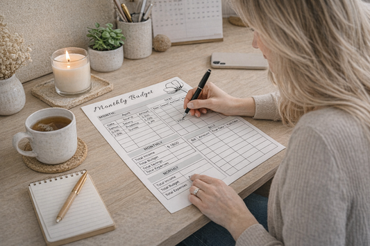 Printable Monthly Budget Planner (PDF)