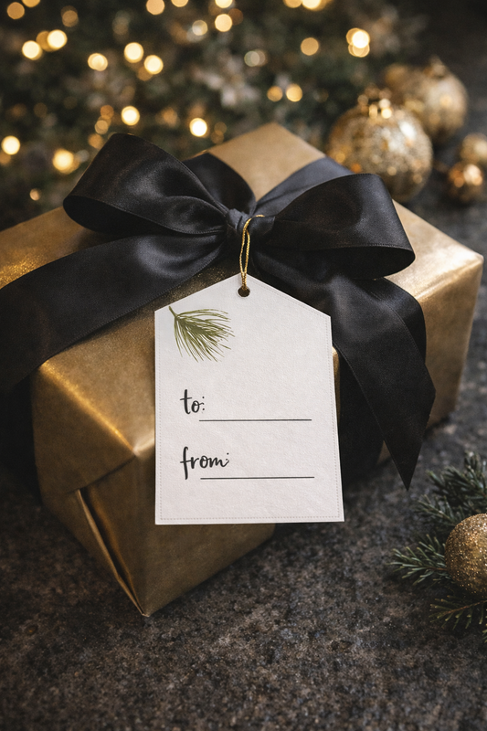 Elegant Christmas Gift Tag