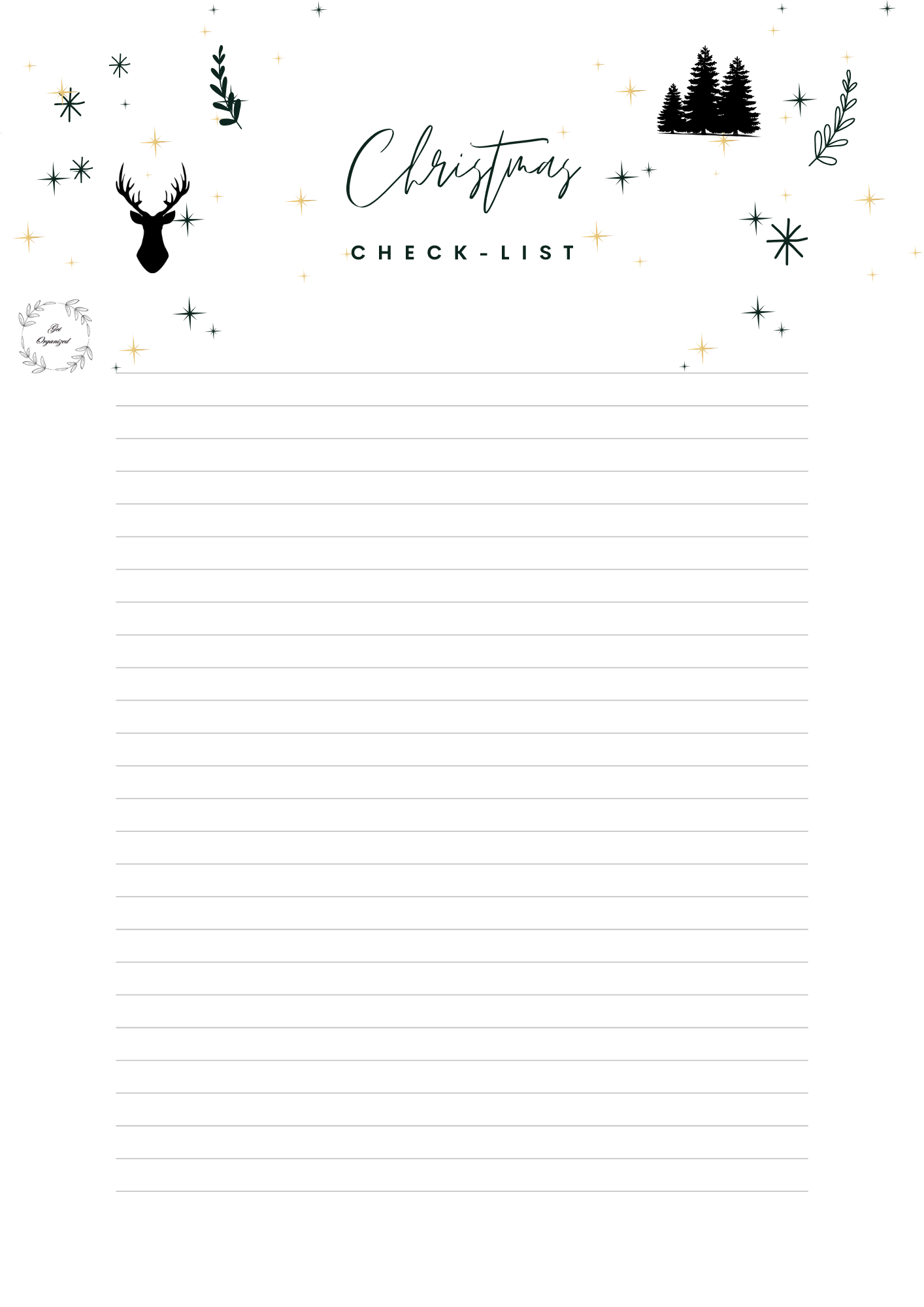 Christmas Check List