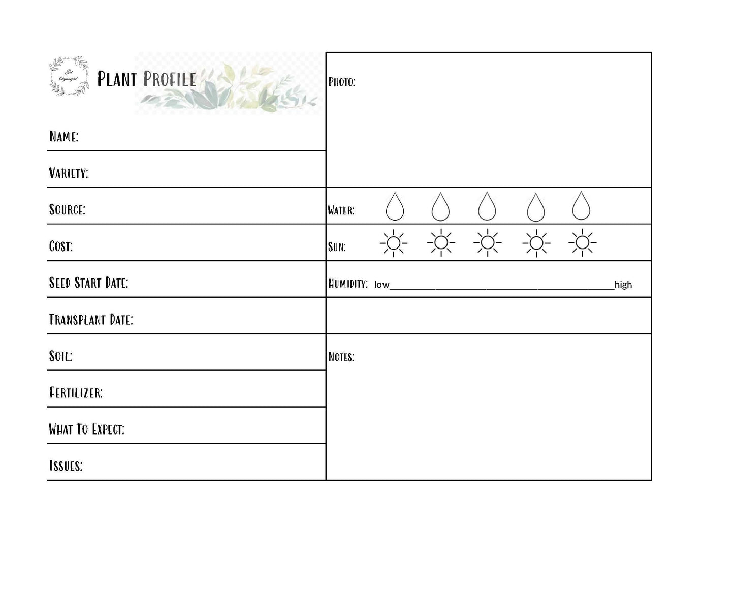 Plant Profile