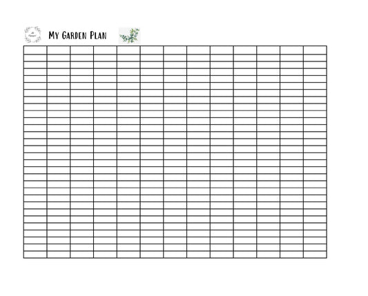 My Garden Plan