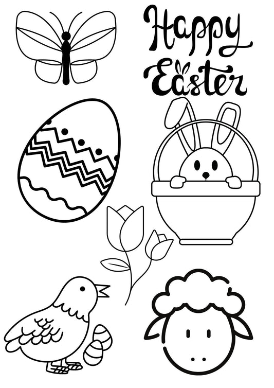 Easter Coloring Page