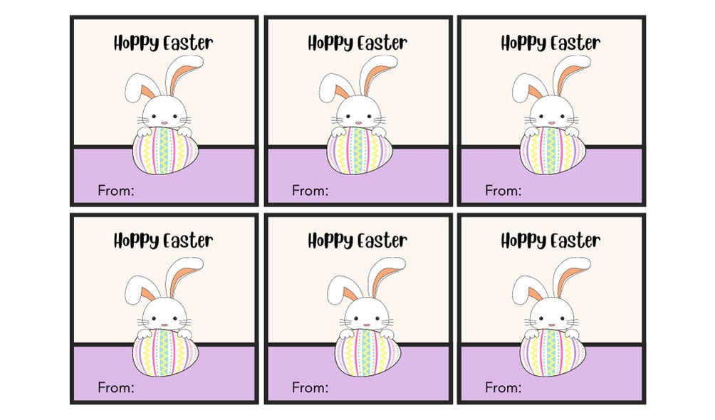 Hoppy Easter Gift Tags