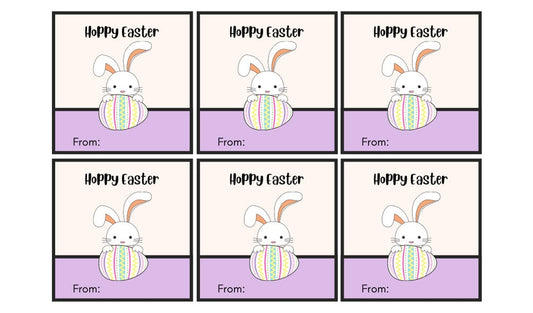 Hoppy Easter Gift Tags