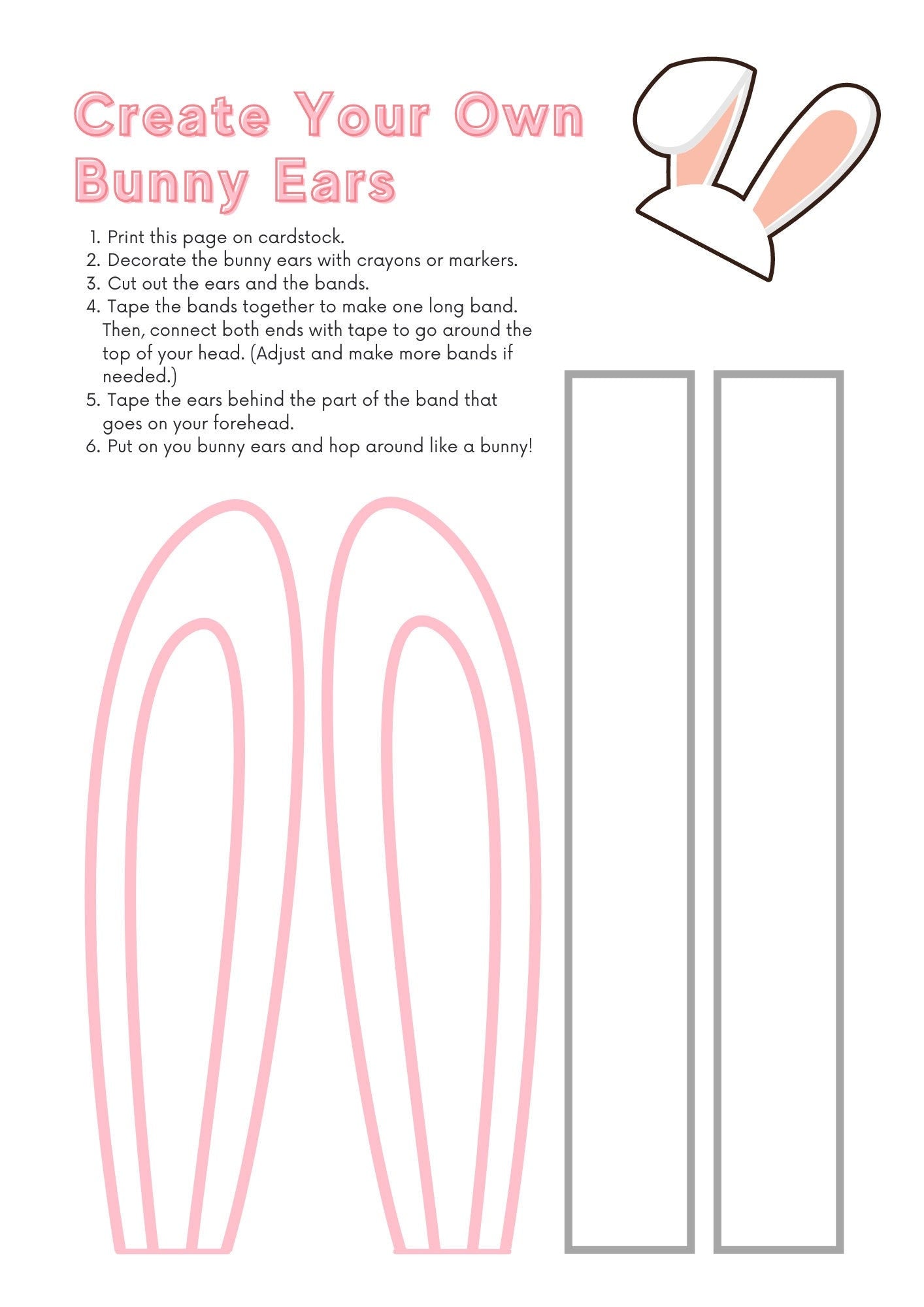 Create your own Bunny Ears