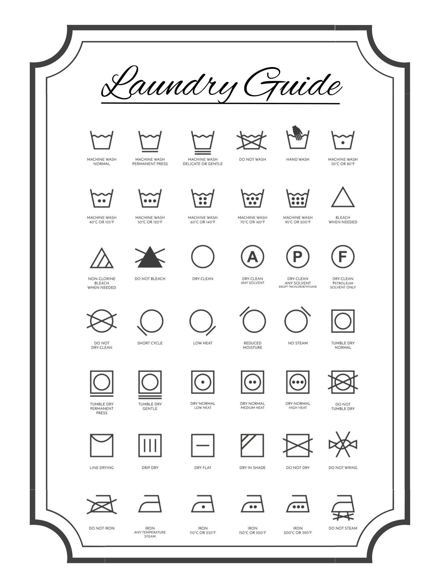 Laundry Guide