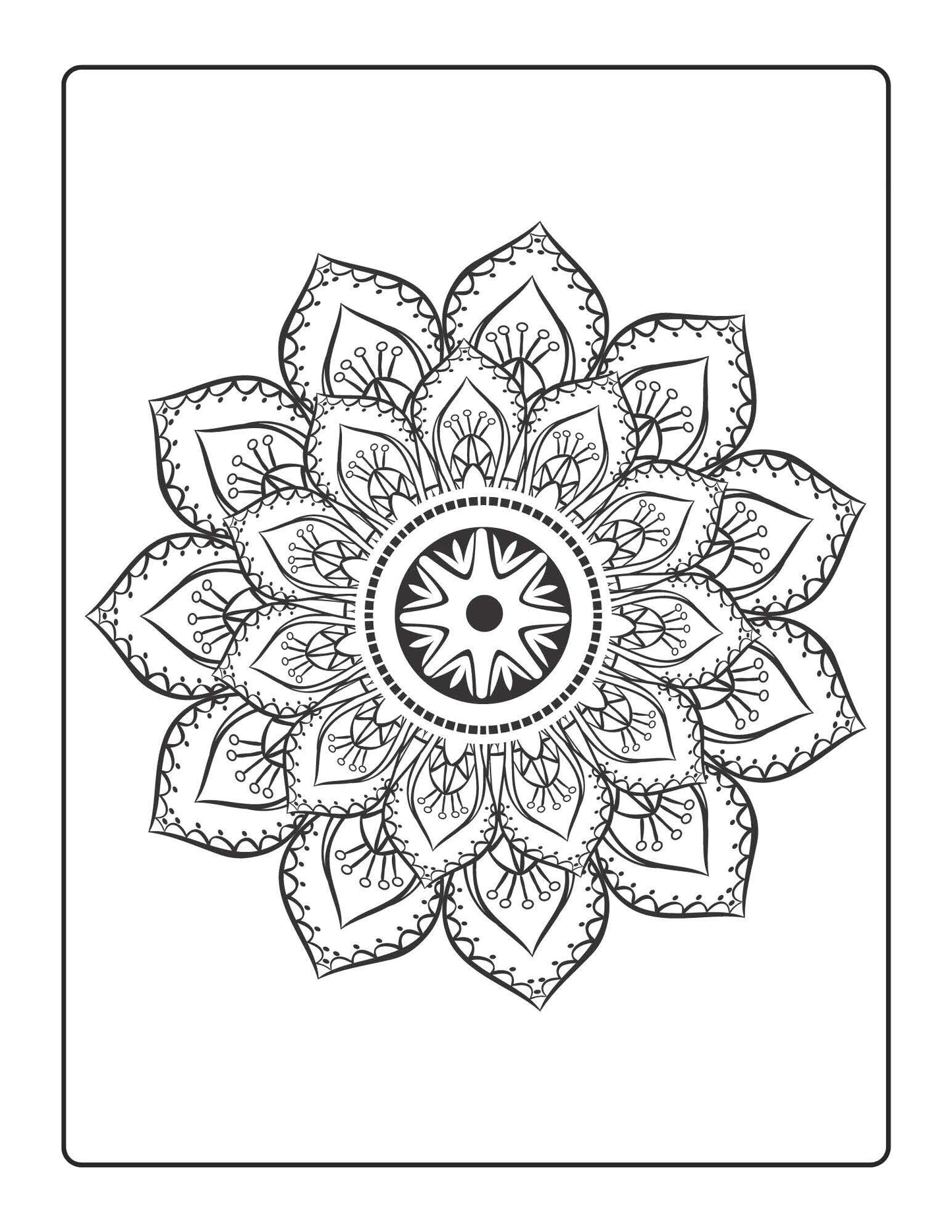 Mandala Coloring Book