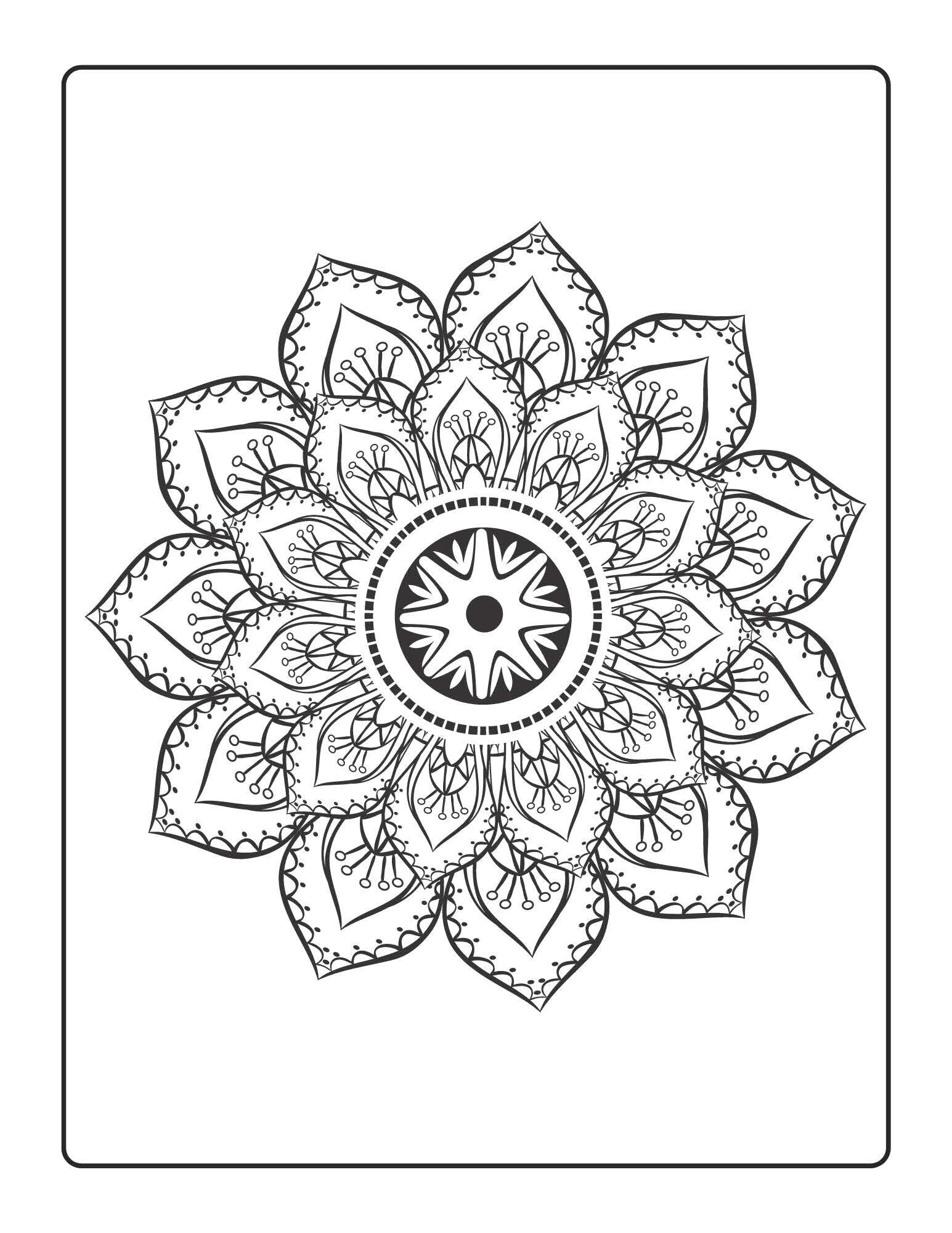 Mandala Coloring Book